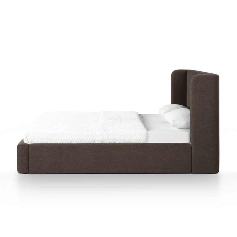 Harmony Tan Performance Chenille Queen Bed image number 4