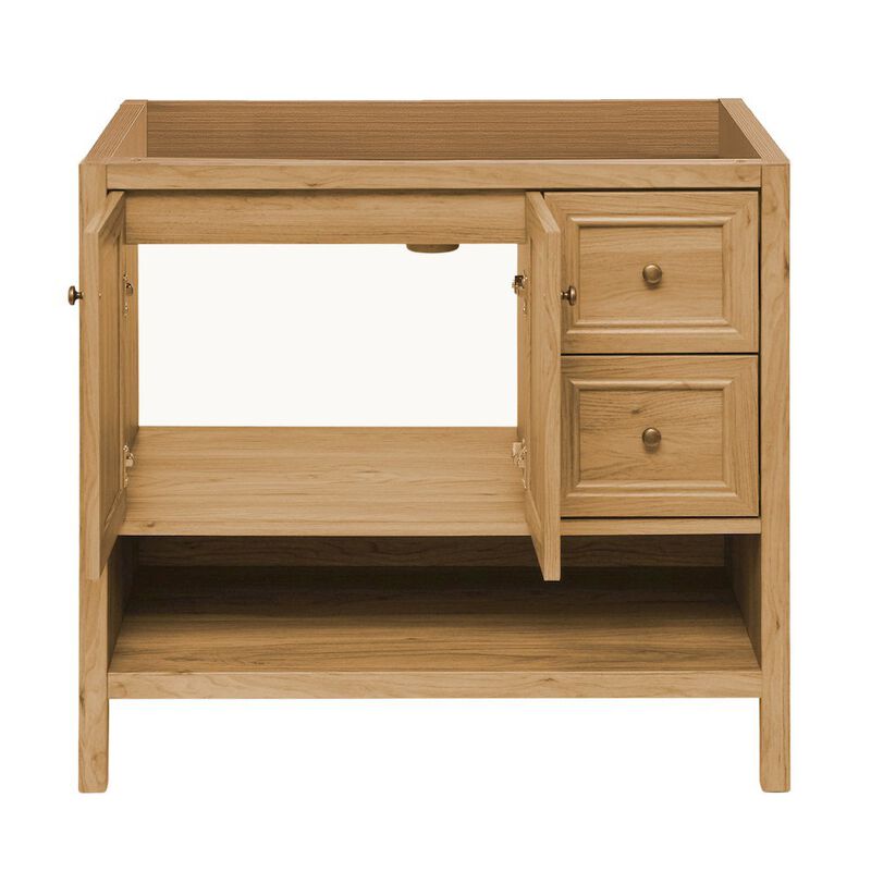 Chateau 36" Freestanding Bathroom Vanity Cabinet without Top in Golden Oak image number 3