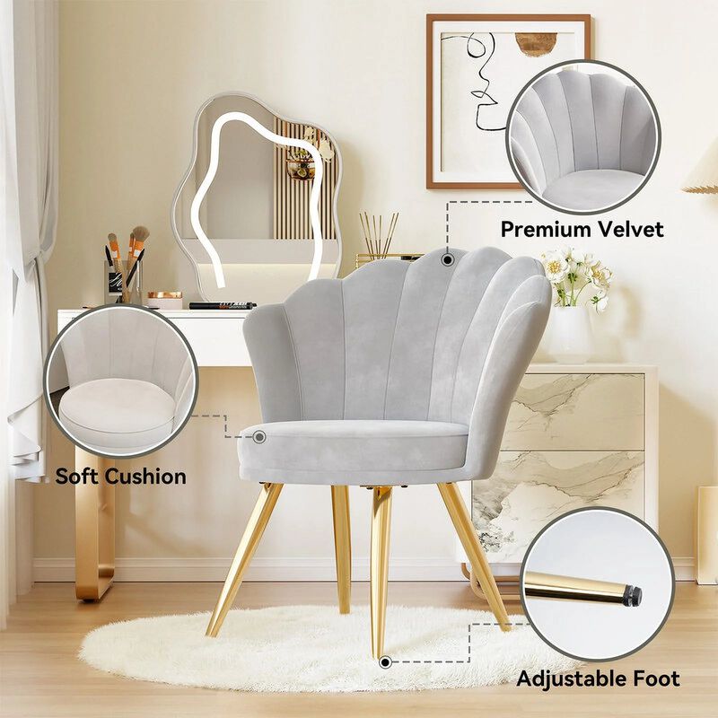 Modern Accent Chair Armchair for Living Room Bedroom Single Sofa Lounge Seating image number 3