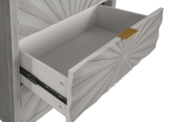 3 Drawer Storage Cabinet,3 Drawer Modern Dresser, Chest of Drawers Farmhouse for Entryway,Living Room,Bed Room image number 3