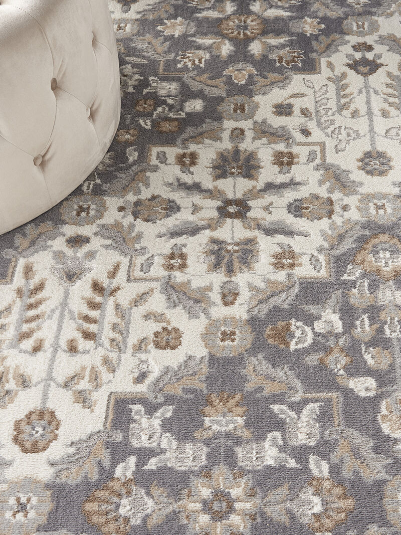 Elation ETN08 Ivory/Gray 9' x 12' Rug