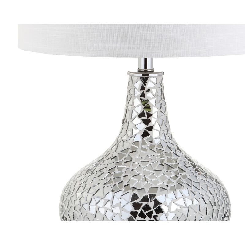 Emilia Mirrored Mosaic LED Table Lamp