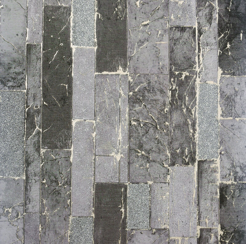Kintsugi Black Geometric Wallpaper image number 0