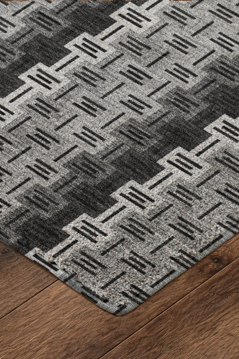 Kenner KN3 Black 9' x 12' Rug image number 6