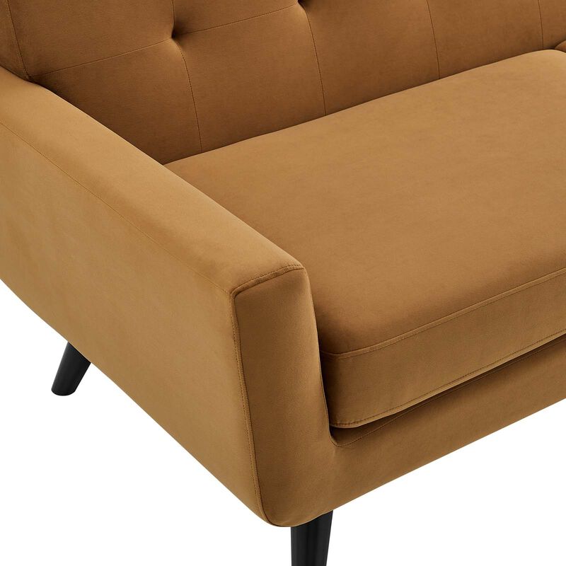 Engage Performance Velvet Armchair image number 4