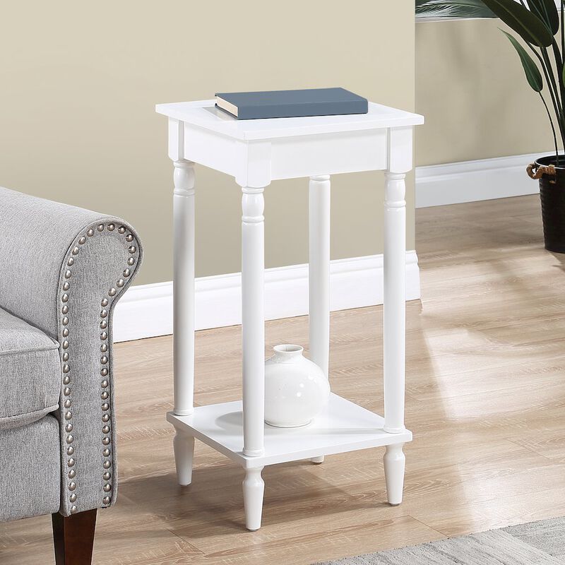Convenience Concepts French Country Kim End Table with Shelf