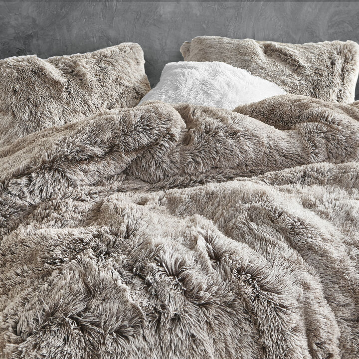 Are You Kidding - Coma Inducer® Oversized Comforter Set - Frosted Chocolate.