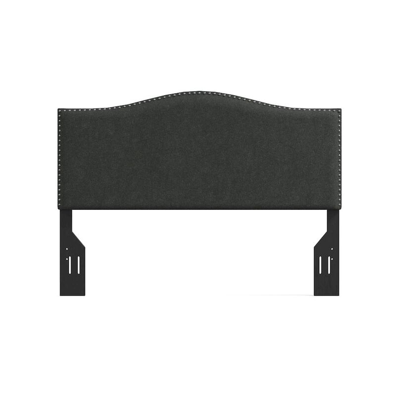 Rize Home Upholstered Headboard Queen Gray image number 4