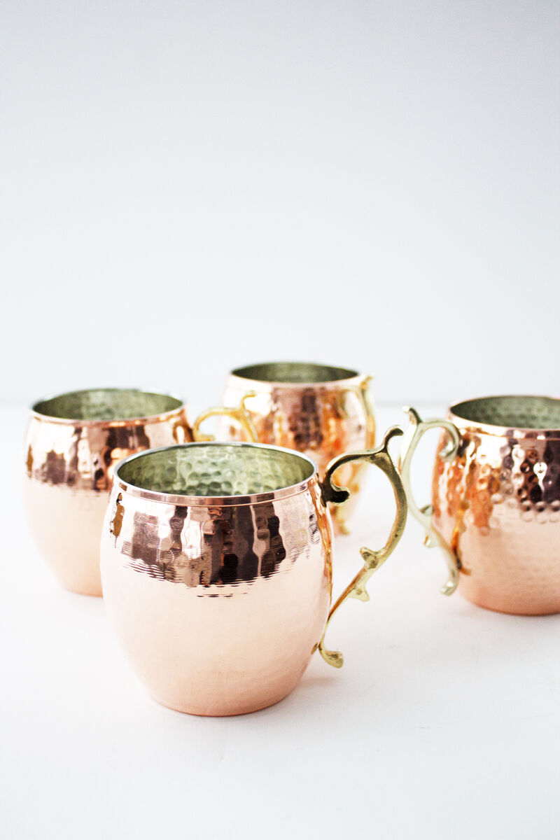 Coppermill Kitchen Vintage Inspired Mule Mugs Set/4