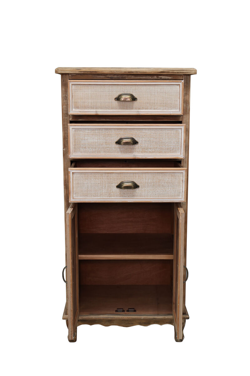 Gekske Wooden Storage Cabinet image number 3