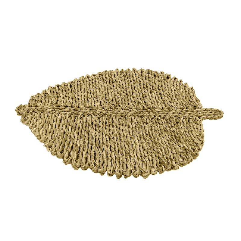 Leaf Natural Seagrass Placemat - Set of 4 image number 2