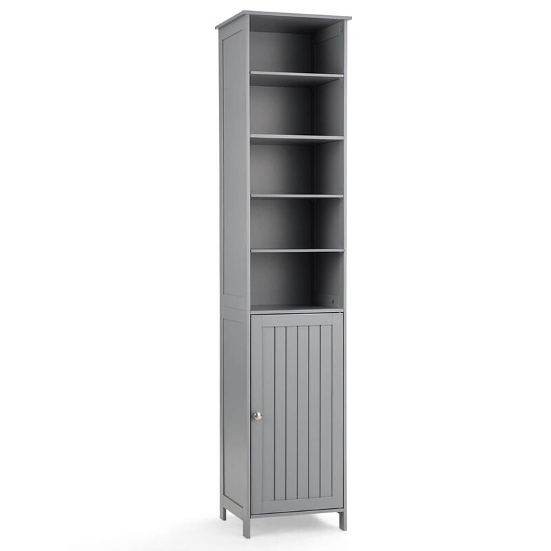 Free Standing Tall Floor Bathroom Storage Cabinet