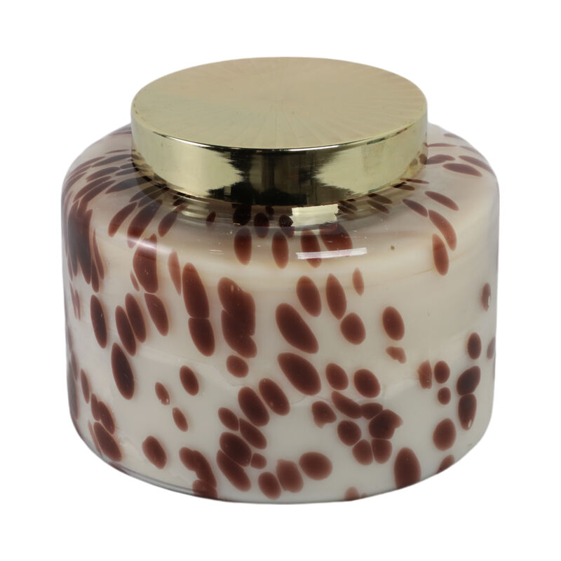 Cinnamon Speckle Lidded Candle image number 2