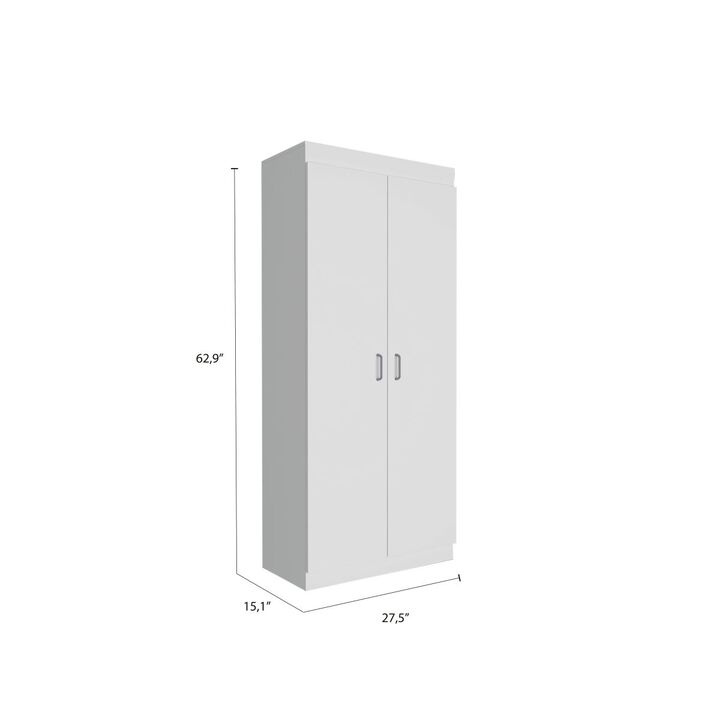 Cherry Hill 5-Shelf Pantry Cabinet White