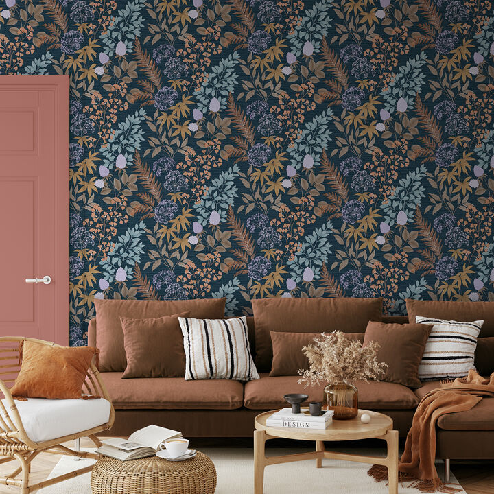 Gilded Bloom Wallpaper