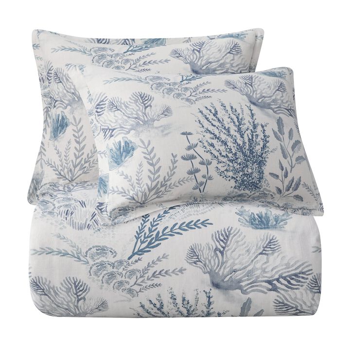 Oceania Blue Queen Comforter Set