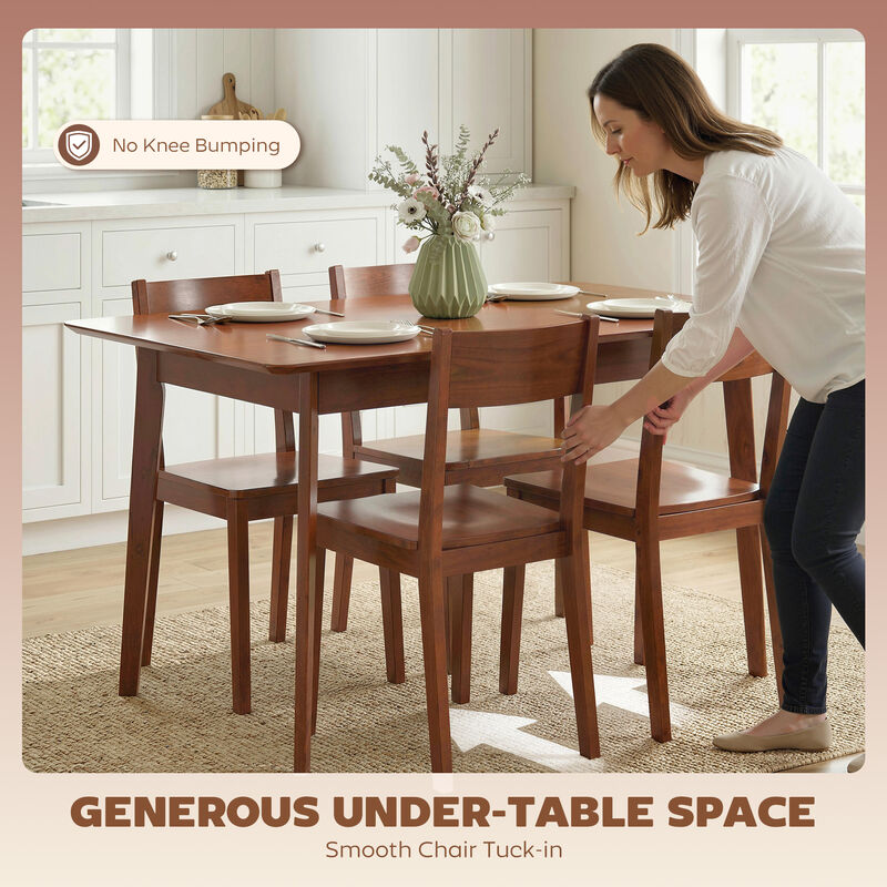 Hivvago Compact Rectangle Dining Table for 4 image number 4