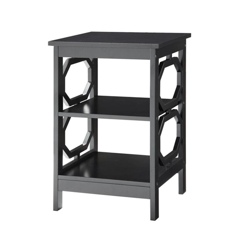 Convenience Concepts  Omega End Table with Shelves