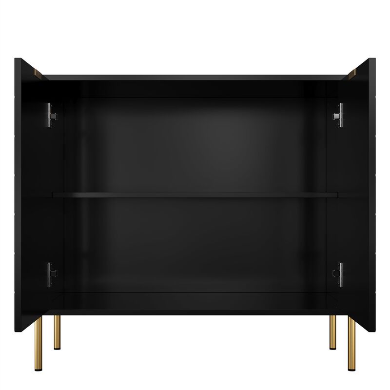 2-Door Accent Cabinet Storage Cabinet