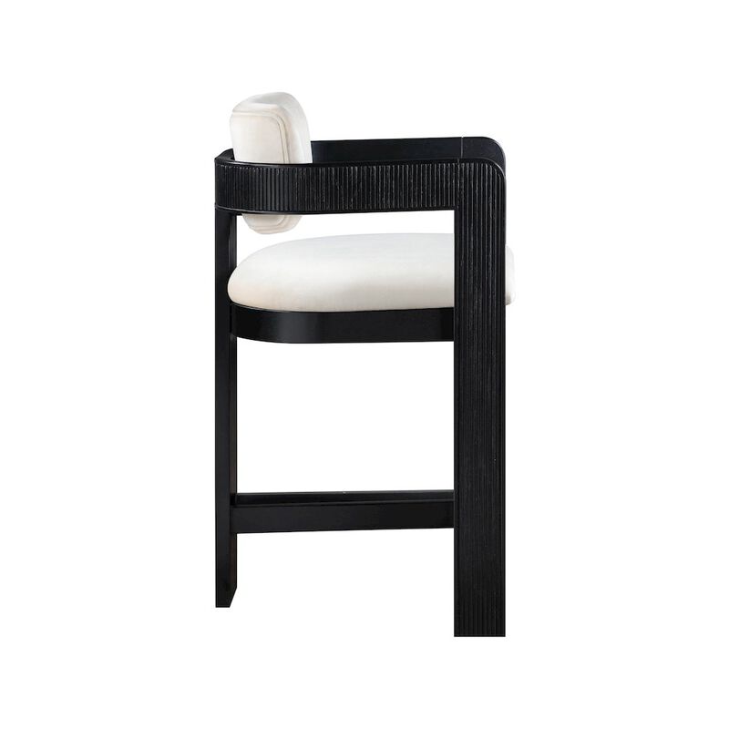 Meridian Furniture Sacha Velvet Stool