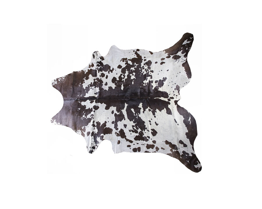 HomeRoots Cowhide Hand Knotted Area Rug