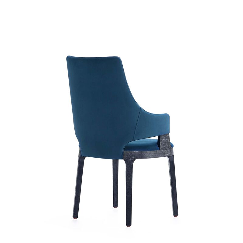Kara Blue Dining Chairs (Set of 8)