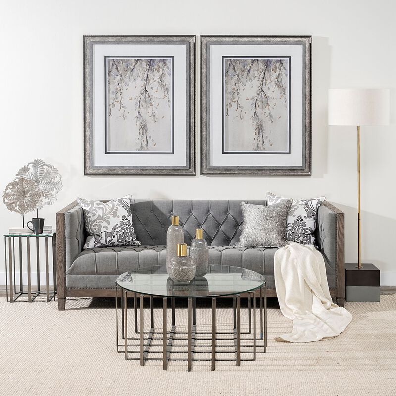 Modern Glass Vase for Tabletop or Living Room Display