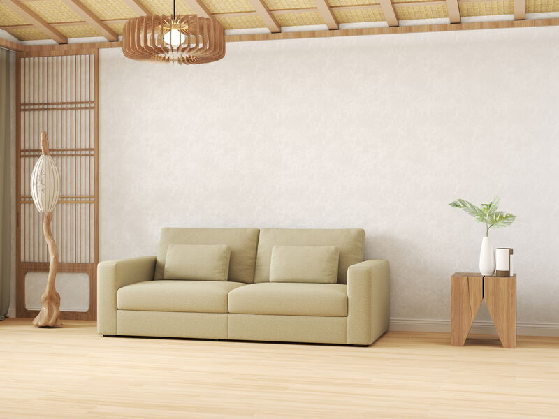 HOT SALE! 83" Modern Sofa Couches for Living Room, 3 Seater Sofa with Detachable Cover & double cushioning