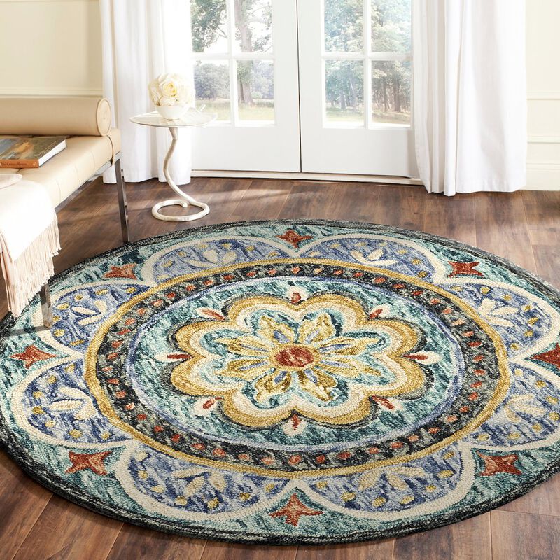 LR Home Dazzle Wool Area Rug Indoor image number 1