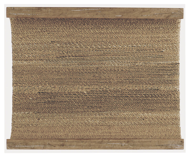 Melange Lenny Woven End Table