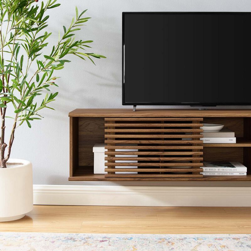 Render 60" Wall-Mount Media Console TV Stand-Benzara image number 6