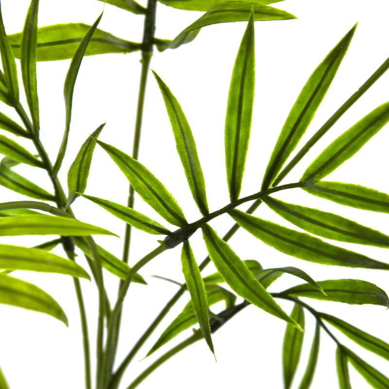 Hivvago Mini Areca Palm Artificial Bush (Set of 8)