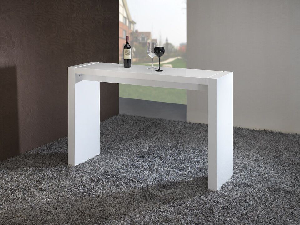 MDF LACQUERED BAR TABLE, 60"X18"X40"