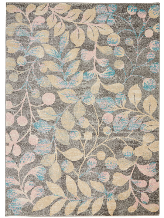 Tranquil TRA03 Gray/Beige 4' x 6' Rug