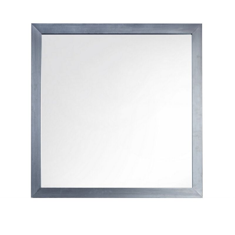 Moko 40 x 40 Dresser Mirror, Square Shape, Modern Style, Black Finished Frame