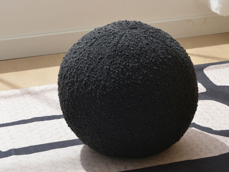 Jules 9-in Boucl&eacute; Round Pillow image number 1