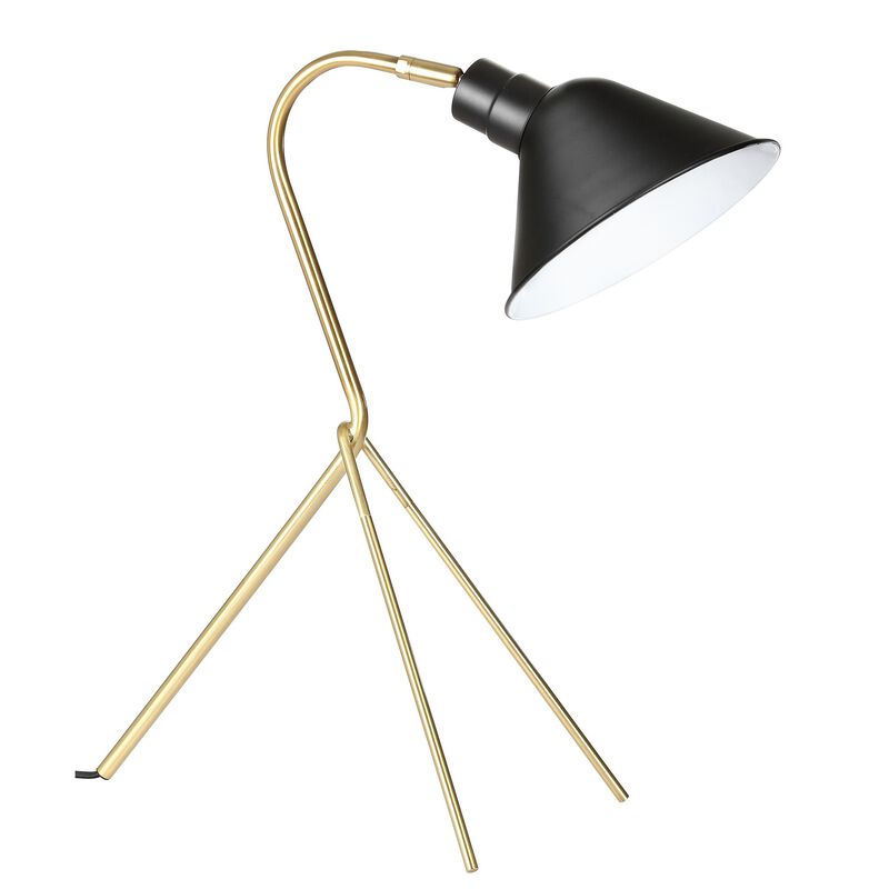 Mae Brass LED Task Lamp