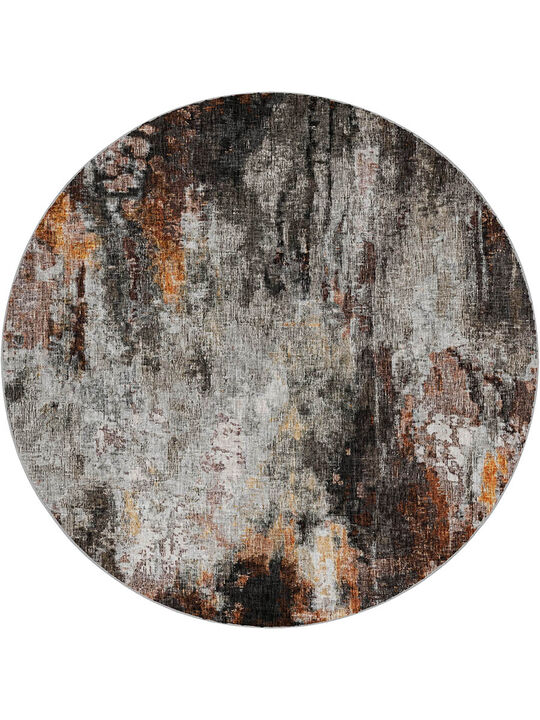 Boca BO10 Gray 8' Round Rug