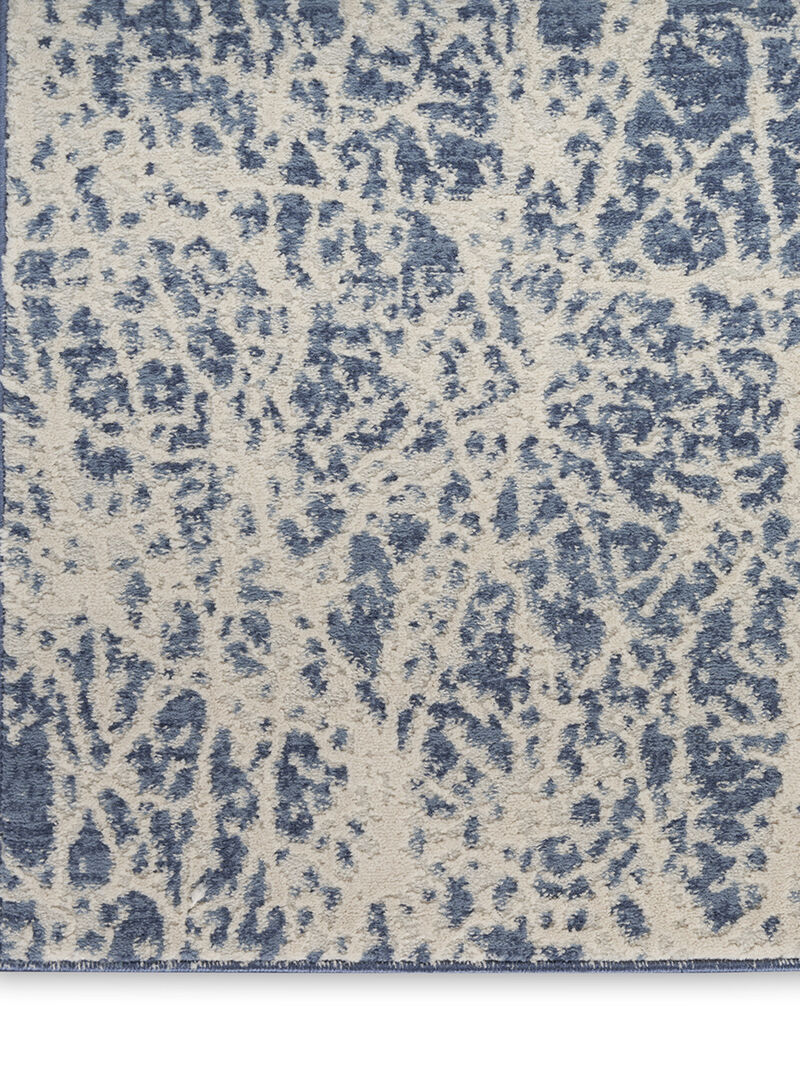 Exhale EXL02 Navy/Ivory 2'2" x 7'6" Rug