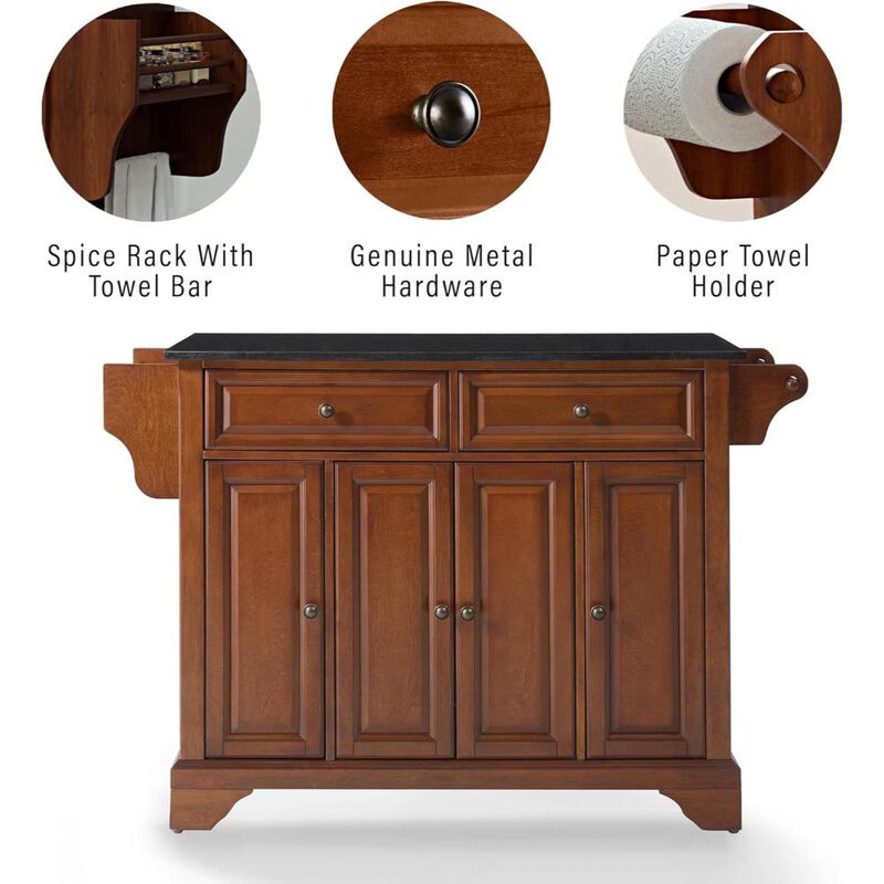 Lafayette Granite Top Full Size Kitchen Island/Cart