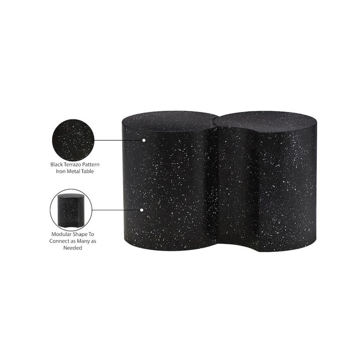 Meridian Furniture Dimple Black End Table