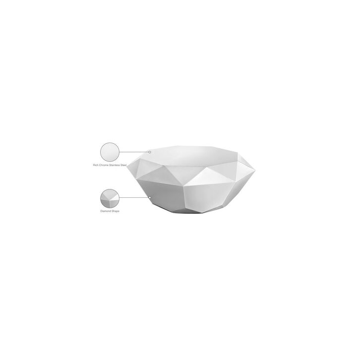 Meridian Furniture Gemma Silver Coffee Table