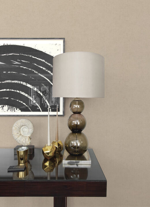 Steno Light Brown Plaster Wallpaper