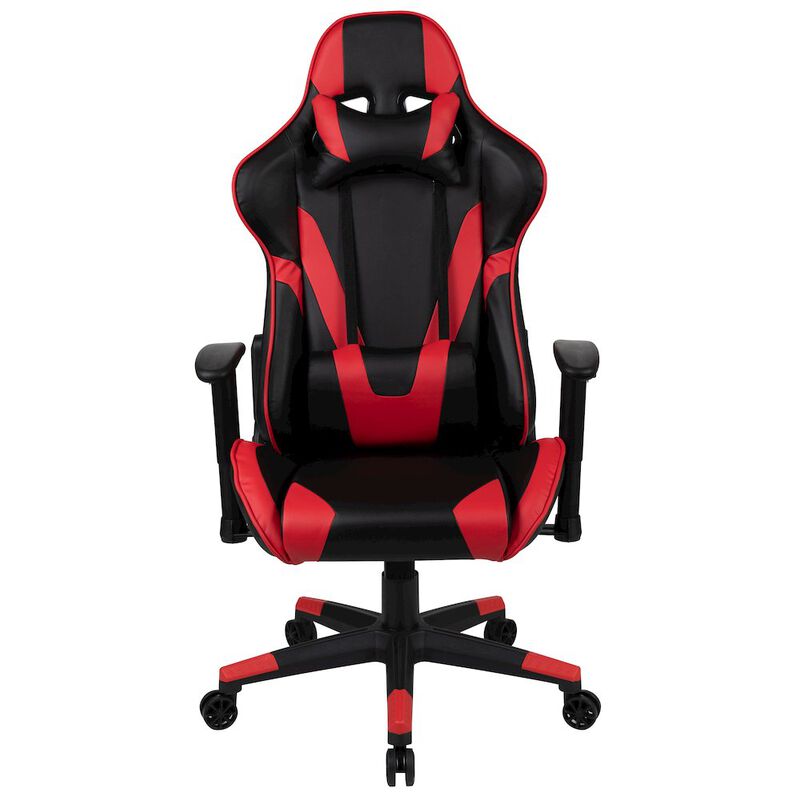 Flash Furniture X20 Gaming Chair Racing Office Computer Swivel Chair with Fully Back in Red image number 7