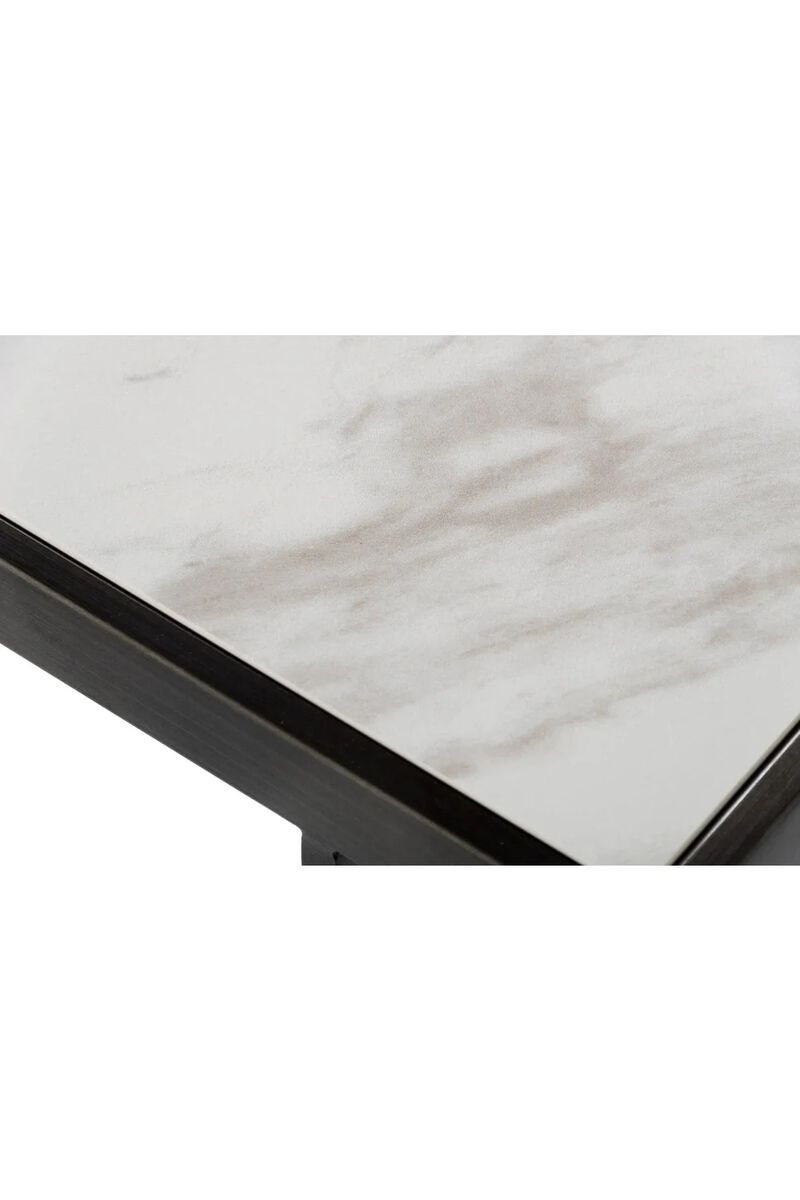 Gray Walnut Marble Coffee Table | OROA Modern Fargo image number 5