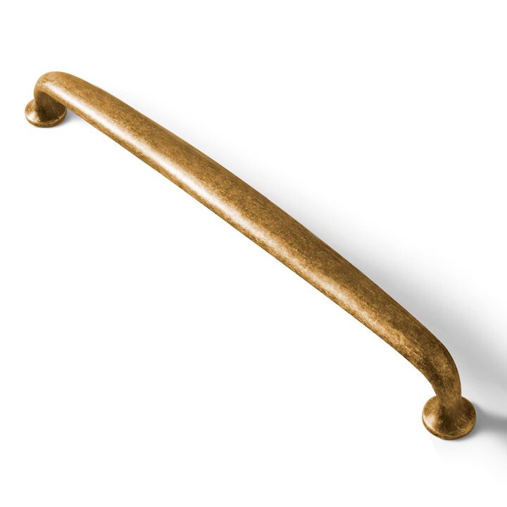 Goo-Ki 6 Pack Antique Brass Cabinet Handles, 7.56"" (192mm) c-c Antique Bronze Drawer Pulls, Zinc Alloy Solid Retro Brass Bar Pu