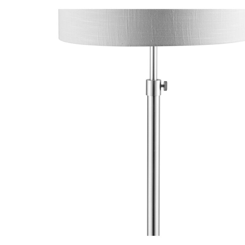 June Adjustable Metal/Marble LED Floor Lamp