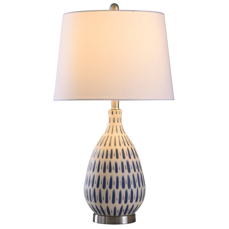 Coastal Raindrop Ceramic Lamp