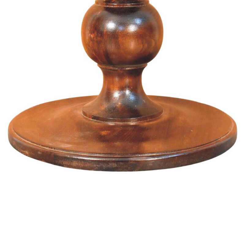 Artisan Furniture Solid Wood Bellmont Marble-Top Side Table image number 7