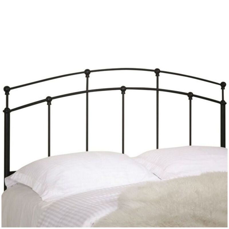 Hivvago Full / Queen size Arch Headboard in Black Metal Finish